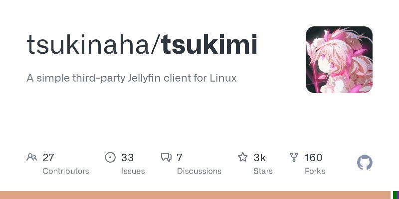 GitHub - tsukinaha/tsukimi: A simple third-party Jellyfin client for Linux