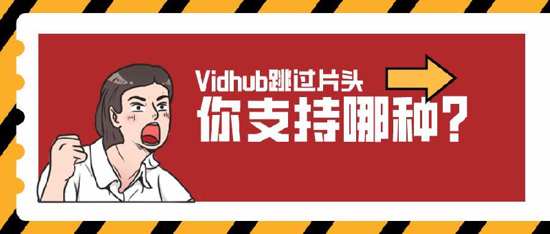 ▎ Vidhub目前从水姐处得知，Vidhub准备做一下跳过片头的Feature，emby/jellyfin/plex如果本身server启用了跳过片头的话，直接集成就好