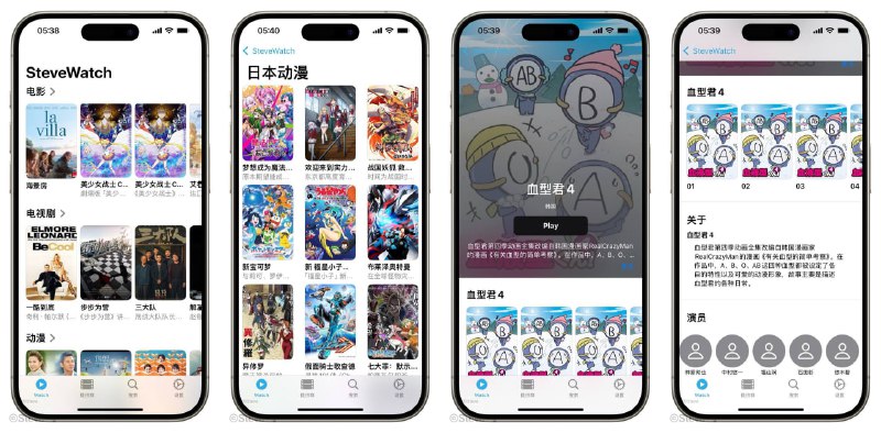 ▎ SteveWatch软件已成功通过Apple的审核流程，现正式在TestFlight平台上架发布，目前仅仅支持IOS17系统请注意，软件本身是一个载体，但核心内容源并不内置